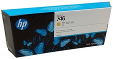 HP 746 Genuine Yellow 300ml Hp Vivid Photo Ink Cartridge P2V79A DesignJet Z6 Z9 picture