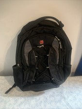 SwissGear 1186 Bungee Backpack, Black/Grey, 17-Inch In Perfect Condition picture