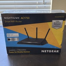 NETGEAR Nighthawk AC1750 Dual Band Smart WiFi Router R6700 FACTORY SEALED NEW E7 picture