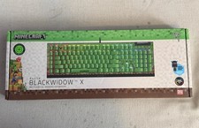 Razer BlackWidow V4 X Gaming Keyboard Minecraft Edition NEW FAST SHIP picture