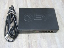 BV-Tech POE-SW501G 5 Port PoE Gigabit Network Switch W/ POWER CORD. PIN picture