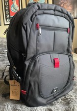 Nubily 17.3 Laptop Backpack Black, USB port, Tag On, large picture