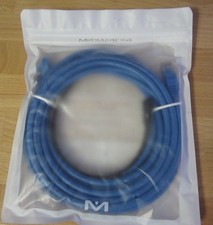 15ft Mediabridge CAT6 RJ45-RJ45 BLUE UTP Ethernet Patch Cable NEW picture