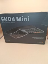 ProtoArc EK04 Mini Compact Wireless Ergonomic Keyboard - Space Gray New picture