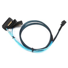 SFF-8643 to 4x SFF-8482 SAS Breakout Cable 1M Internal Mini SAS to SAS HDD picture