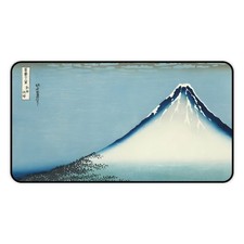 Hokusai Blue Fuji Mount Ukiyo-e Japanese Zen Art Desk Mat Office Decor Mouse Pad picture