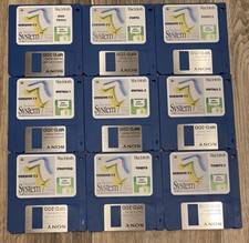 Vintage Apple Macintosh OS System 7 Pro (7.1) 800k 3.5” Floppy  Disks *Working* picture