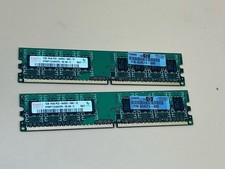 Set 2 - HYMP125U64CP8-S6 Hynix 1GB DDR2 Non ECC PC2-6400U-666-12 Memory picture