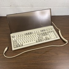 Vintage Focus FK-2001 Mechanical Keyboard AT DIN 5-Pin Clicky W/ Cover picture