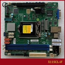FOR Supermicro X11SCL-iF DDR4*2 LGA-1151 E-2200 64GB VGA Ｍotherboard Test OK picture