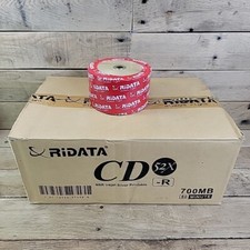 600 RIDATA Blank 52X CD-R CDR White Inkjet Hub Printable 700MB Recordable Disc picture