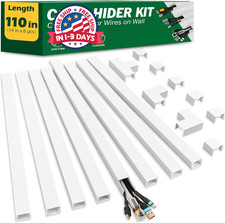 Kit para ocultar cables, cubiertas de 110 pulgadas para cables en la pared picture