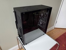 NZXT S340 Elite black computer case with tempered glass panel picture