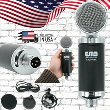 EMC900 Multi-Pattern Large Diaphragm Condenser Project Studio Microphone Black picture