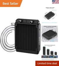 Water Cooling Computer Radiator, 12 Pipe Aluminum Heat Exchanger Liquid Cooli... picture