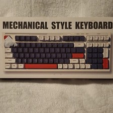 K300 Mechanical Wired USB Keyboard Illuminated RGB English QWERTY Blue White Red picture
