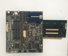 Ibm model 330 skt 5, aa633564-408, pb 633855-004, cpu p75, riser 12h0845, 63356 picture