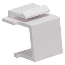 (30 PCS.) MONOPRICE 6539 WHITE KEYSTONE BLANK INSERTS. NOS/NIB. picture