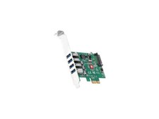 SIIG JU-P40A11-S1 DP USB 3.0 4-Port PCIe Host Card picture