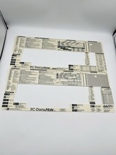 Commodore Vic 20 Keyboard Overlay sheet 1983 PC Documate Cm-613 - Hard To Find - picture