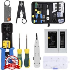 Kit De Herramientas De Red Para Cat5 Cat5e Cat6, Cable Ethernet Portátil 8 En 1 picture