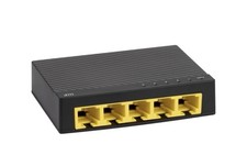 Monoprice 5-Port 10/100/1000Mbps Gigabit Ethernet Unmanaged Switch Network Hub picture