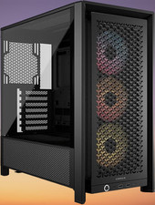 Corsair Frame 4000D RS ARGB Mid-Tower ATX High Airflow 3x Fans InfiniRail Black picture