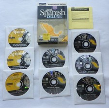 Instant Immersion Spanish Deluxe by TOPICS All 8 Discs Preowned picture