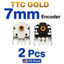 7mm TTC Gold Core Mouse Scroll Wheel Encoder 2pcs gaming mouse replacement picture