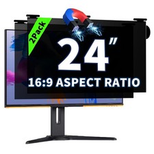 2 Pack Magnetic Hanging Computer Privacy Screen 24 Inch for 16:9 Widescreen M... picture