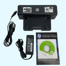 HP 90W Docking Station LZ844AA#ABA & 90W Power Adapter for Laptop Tablet PCs picture
