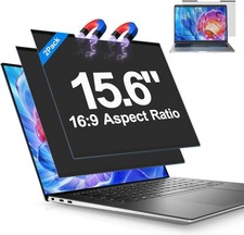 2Pack Magnetic Laptop Privacy Screen Filter 15.6 inch Anti-Glare Protector picture