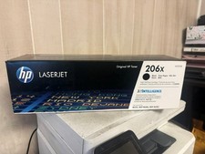 HP 206X High Yield Cyan LaserJet Toner Cartridge (W2110X). New Sealed Good Box picture