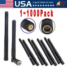 1000x RP-SMA Antenna for WiFi 2.4GHz 5Ghz Wireless Router or Card Female Pin Lot picture