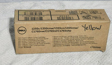 Dell Yellow Toner Cartridge CT202049 J95NM 1250c 1350cnw C1760nw C1765nf Genuine picture