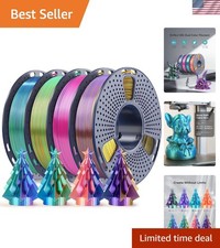 SUNLU Silk Triple Color PLA 1.75mm, 250g Bundle, 3D Printer Filament picture