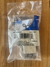 Leviton 40649-W phone jack insert white picture