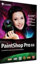 Corel PaintShop X4 Pro w/ Manual PC CD photo image editing effects retouch tools picture