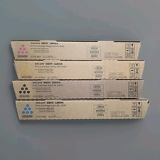 Ricoh Genuine Original CMYK Laser Print Cartridge Set for IM C3500 Savin Lanier picture