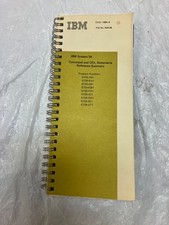 IBM System/34 Command and OCL Statements Reference Summary  1985 picture