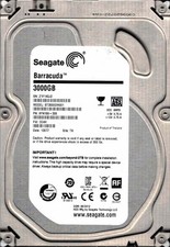 ST3000DM001 P/N: 9YN166-306 F/W: CC4H TK Z1F1 08/2012 Seagate 3TB picture