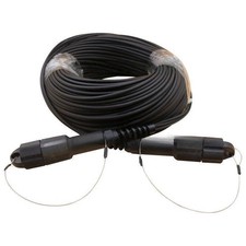 150M LC-LC UPC MM TPU Field Armored Fiber Cable 4 Strand Fiber Optic Patch Cord picture