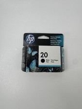 NEW Genuine OEM HP 20 Black Ink Cartridge C6614D for Deskjet, Fax, Apollo picture