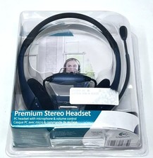 Logitech Premium Stereo Black Headband Headset (/RT6-23924-980185-1403-NIB) picture