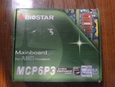 Biostar Mainboard MCP6P M2+ DDR2 S-ATA 2  NVIDIA GeForce 6150 New In Box picture