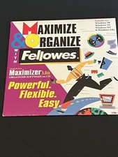 Maximize & Organize With Fellowes 3.0 - Windows 95, 98,NT, 3.0+. Software CD. picture