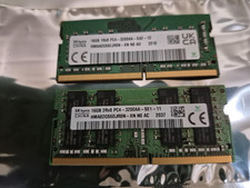 Lot of 2 assorted SK Hynix 16GB PC4-3200AA  SODIMM used picture