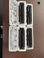 Genuine New HP 410a Toner 4PK CF410X, CF411A, CF412A, CF413A (CF410AQ) OPEN BOX picture