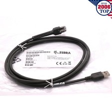 New Zebra CBA-U21-S07ZBR Shielded USB Cable 7Ft(2.1m) for Barcode Scanners picture