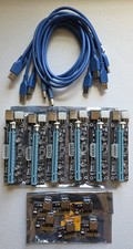 Ubit 6PCS PCI-E GPU Riser Express Cable 16X to 1X - 6pin / MOLEX picture